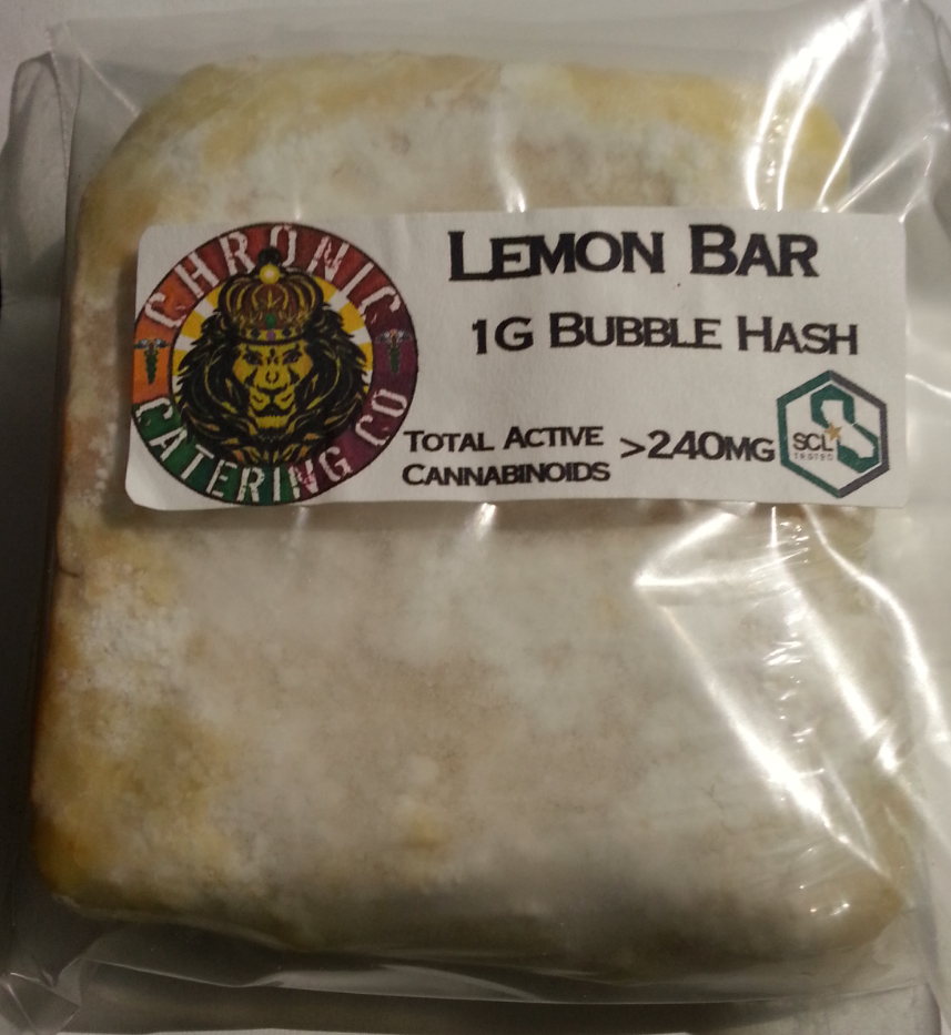 Chronic Catering's Lemon Bar Edible Review