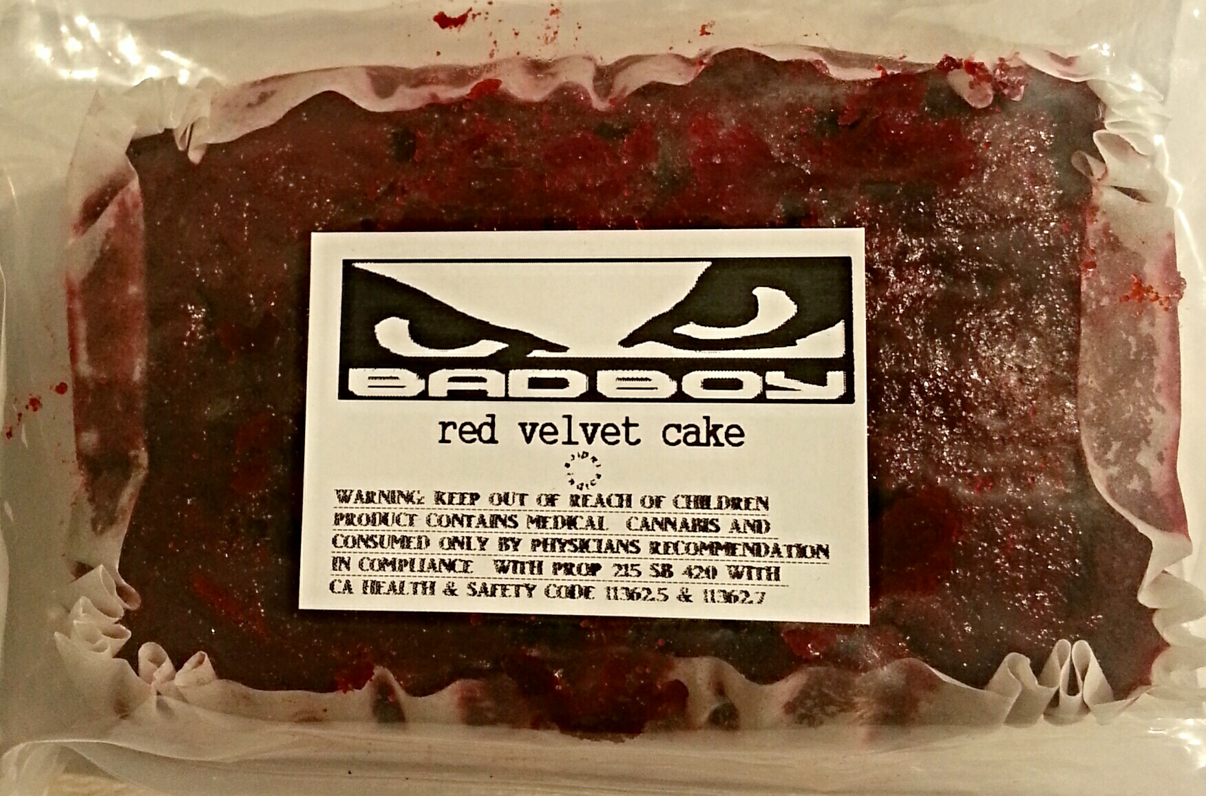 Bad Boy Red Velvet Cake Edible Review