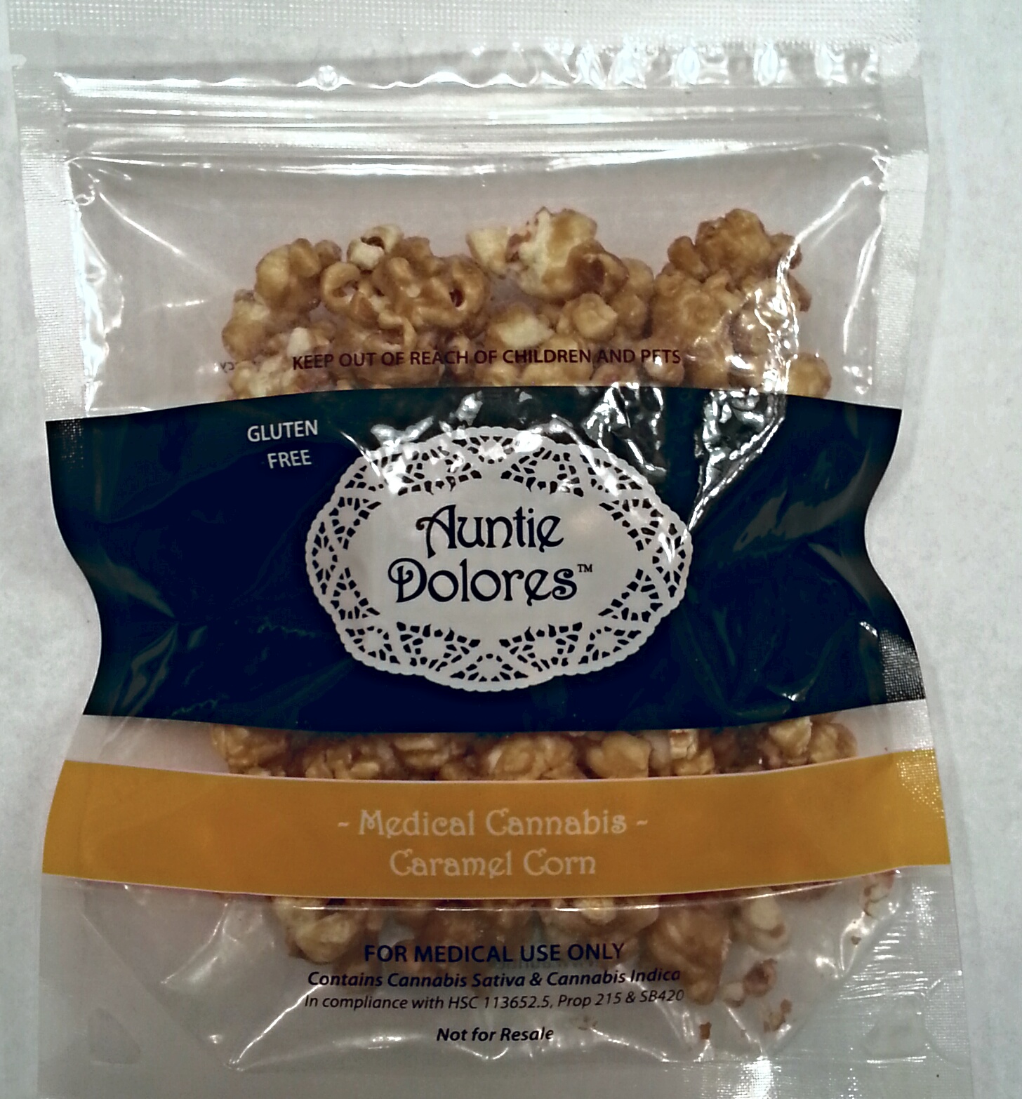 Auntie Dolores Caramel Corn Edible Review