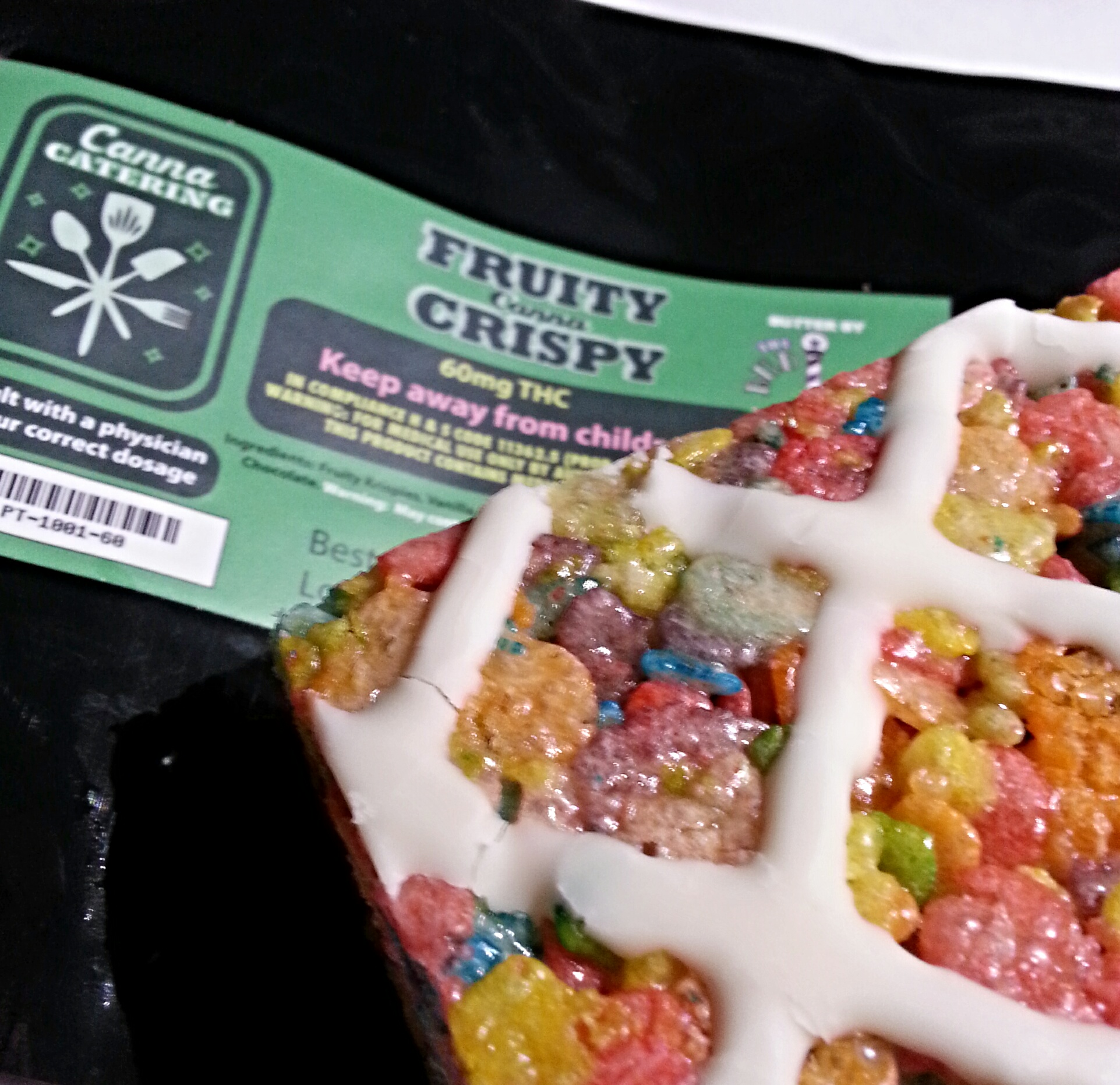 Canna Catering's Fruity Canna Crispy Edible Review