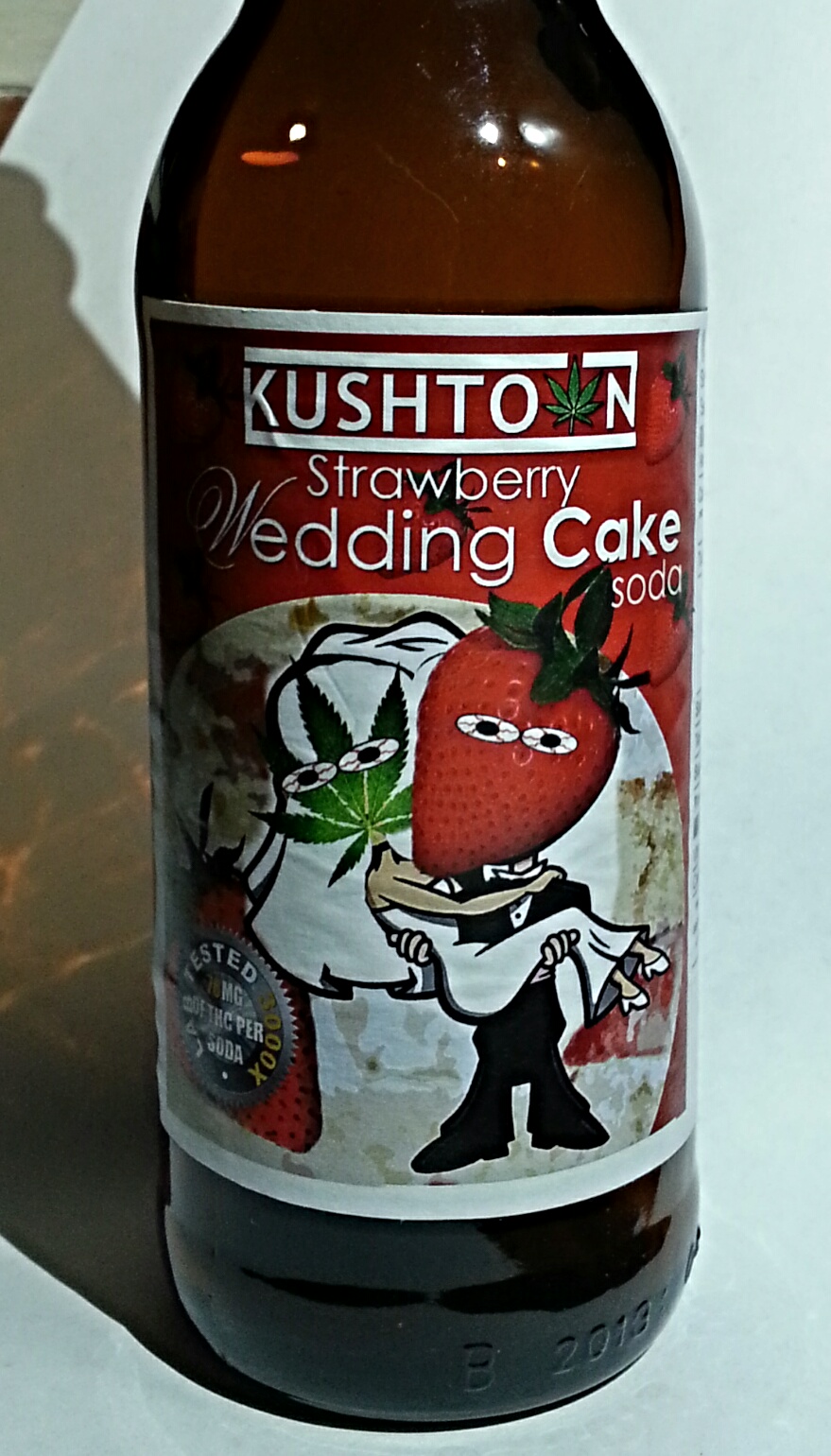 Strawberry Wedding Cake from Kushtown Soda