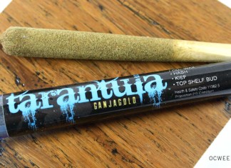 Girl Scout Cookies Tarantula Joint from Ganja Gold Review